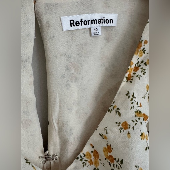 Reformation Bronwen midi dress size 10 - Picture 10 of 11